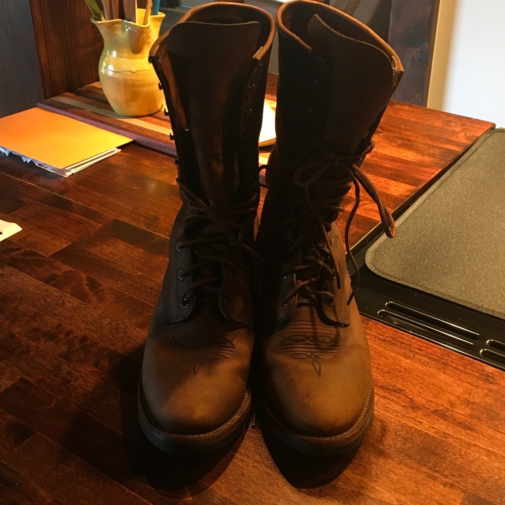 Men's Brown Leather Boots